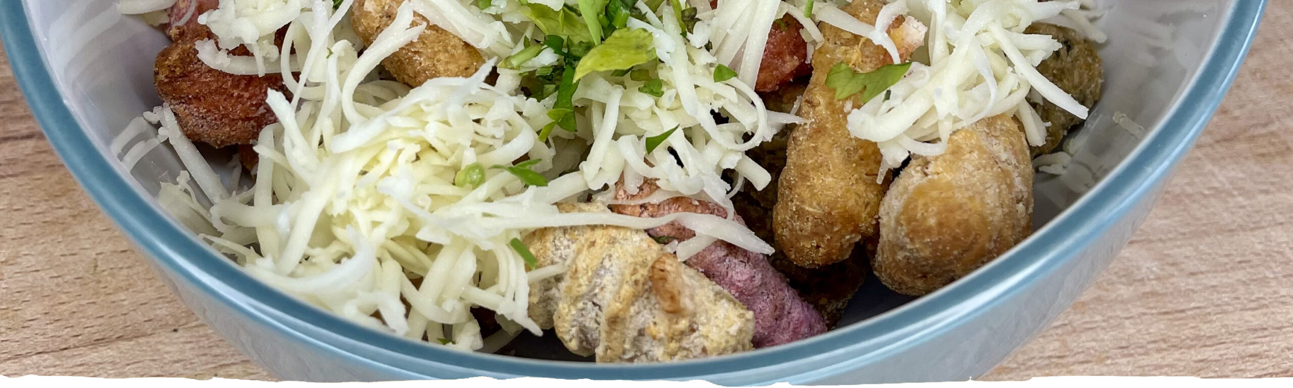 Citromfűkrémes édesburgonya gnocchi