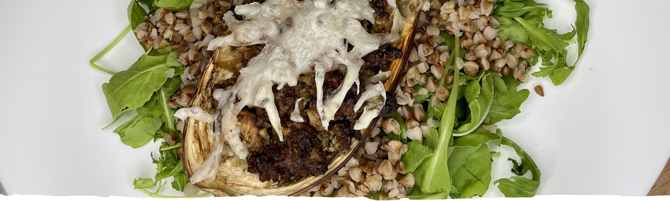 Stuffed Eggplant Boats