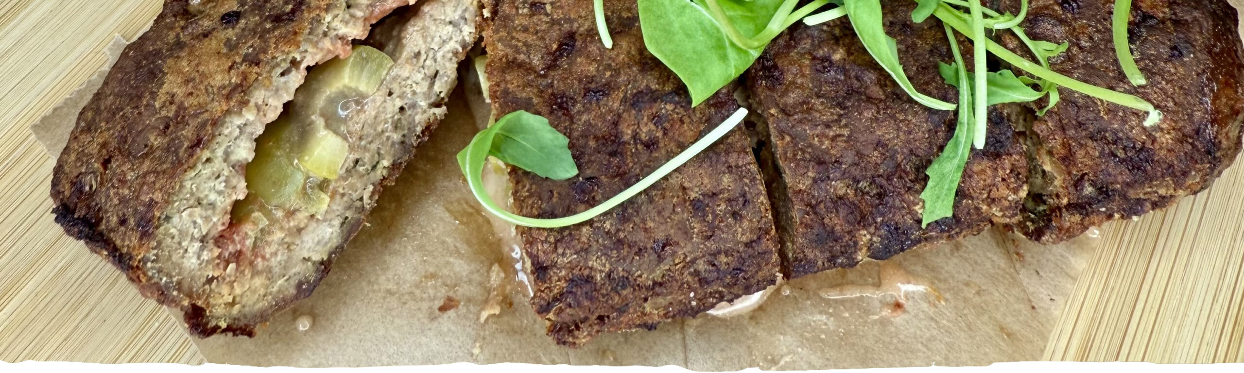 Meaty-saucy “calzone”