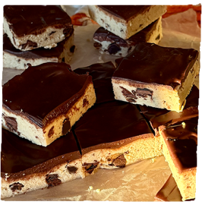 Sós karamellás cookie dough