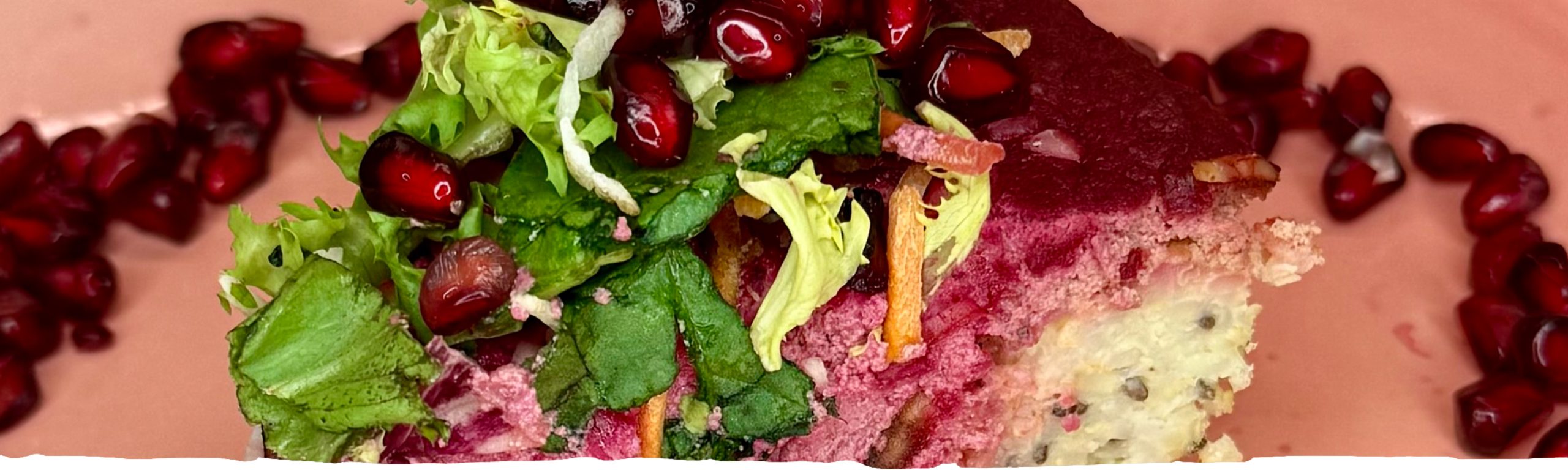 Vegan Beetroot Quiche