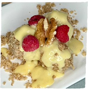 Aranygaluska ízvilágú “túrógombóc”