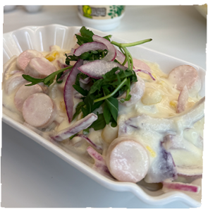 Vegajó virsli saláta (EN)