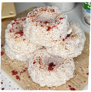 Pudding Coconut Donuts