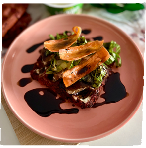 Beetroot Protein Waffles