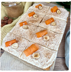 Sweet Potato Carrot Cake Brownie