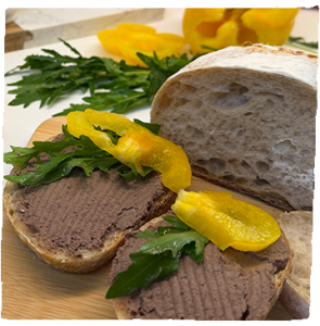 Homemade Fino Vegajó Liver Pâté